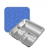 Contenedores de Acero Inoxidable para Snacks con Tapas de Silicona, Cajas de Snack Bento a Prueba de Fugas, Contenedores de Metal Reutilizables con Múltiples Compartimentos para Almuerzo, Aptos para Lavavajillas, Almacenamiento de Alimentos para Preparación de Comidas, Trabajo y Viajes