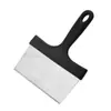 Espátula de Acero Inoxidable para Cocinar Transfronteriza Espátula Larga para Bistec Espátula Cuadrada Espátula para Freír Hamburguesas Espátula para Plancha Caliente Espátula Abierta Set de Horneado