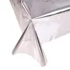 Mantel Rosa Dorado Rosa Brillante Sin Lavar Decoración de Fiesta Navideña Cumpleaños Desechable Mantel de Papel de Aluminio con Lentejuelas