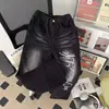 Calça jeans masculina com estampa de raio e letras, perna reta, modelagem solta, estilo American high-street, moderna, versátil, afina a silhueta, levemente bootcut