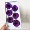 Flor Rosa Eterna, Presente de Flor Rosa, Material de Flor para Artesanato 1-6cm Grau B Balde de Abraço de Flor Eterna DIY, Flores Naturais Preservadas
