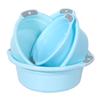 Lavatório de plástico Household Thickened Foot Washing Basin Lavatório Lavatório de Vegetais Estudante Crianças Bebê Binaural Lavatório Atacado