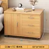 Mesita de Noche Simple Moderna Gabinete de Almacenamiento de Noche con Cerradura Pequeño Cajón de Dormitorio en Casa Gabinete Bajo Gabinete de Almacenamiento Extraíble
