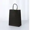 Ponto 26 Cor sólida Bolsa de papel Kraft para carregar na mão Bolsa de presente estilo Ins Saco de papel para embrulho atacado