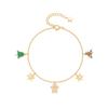 Collar de Árbol de Navidad de Plata de Ley con Perla y Lazo, Diseño Original de BaOBAo, para Mujer, Nicho, Lujo Ligero, Joyería de Regalo de Navidad