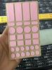 Venta al por mayor de fábrica pegatinas antideslizantes para ratón poliuretano absorbente de sudor pegatinas antideslizantes personalizadas DIY alfombrilla antideslizante para teclado y ratón