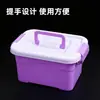 Caja de Almacenamiento de Plástico Caja Cuadrada Caja de Almacenamiento Portátil para Juguetes Caja de Almacenamiento para Cápsulas de Lavandería con Tapa Caja de Almacenamiento de Escritorio