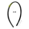 Diadema Unisex Corazón de Melocotón Negro Brillante Diadema para Lavarse la Cara Pinza para el Cabello Artículo Popular de Celebridad de Internet Diadema con Dientes Diadema para Personas Mayores