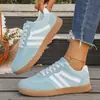 Zapatillas de Entrenamiento Retro Alemanas de Talla Grande Transfronterizas para Mujer, Nuevas Zapatillas Deportivas Casuales Primavera y Otoño 2026, Tenis de Color Sólido Bloqueados en Stock