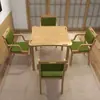 Mesas y Sillas de Comedor Amigables con la Edad, Mesas de Madera Maciza, Residencias de Ancianos, Centros de Cuidado para Personas Mayores, Sillas de Comedor para Personas Mayores, Muebles para Restaurantes de Atención Médica y Bienestar