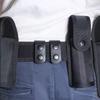 Cinto Tático Fivela Fixa Couro de Vaca Fivela Fixa Fivela de Couro Genuíno Fivela Tática Portátil Cinto de Equipamento de Serviço ao Ar Livre Anel