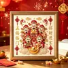 Nuevo Pack de Materiales DIY Pintura de Diamantes Cinco Caminos hacia la Riqueza Pintura de Perlas Hecha a Mano Pintura Decorativa para Pasillo