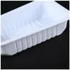 Bandeja de blíster fresca de PP al por mayor, soporte interior desechable para frutas, verduras y alimentos, caja de plástico translúcido por succión