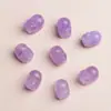 Beibeifu amatista natural gran valiente hilo tallado colgante cristal pequeño DIY pulsera fábrica venta al por mayor