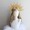 Lolita Anjo Virgem Coroa Dourada e Prateada Halo Pacote de Materiais Adereços para Performance de Palco Acessórios para Cabeça