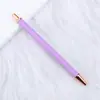 Caneta Esferográfica com Adesivo de Pressão Nova Caneta de Presente Cor Sólida Criativa Caneta Publicitária Caneta Esferográfica de Presente Pode Ser Impressa com Logo Atacado