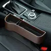 Caja de Almacenamiento para Huecos de Asiento de Cuero Caja de Almacenamiento Multifuncional para Huecos Interiores Bolsa de Almacenamiento para Coche Suministros para Coche