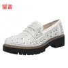 LiuFu 2026 Verano Nuevos Mocasines de Talla Grande para Comercio Exterior WISH Amazon Zapatos de Moda para Mujer Europeos y Americanos