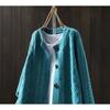 Suéter Jacket Popular Nuevo para Mujer 2025 para Otoño, Holgado, Rejuvenecedor, Top Hermoso y Elegante, Cárdigan Tejido para Mujer