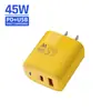 Cargador Múltiple AC Luz Azul QC3.0+PD20W Carga Rápida Cargador de Teléfono Móvil Adaptador de Corriente 5v2a Venta al por Mayor