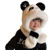 Conjunto Quente de Chapéu e Cachecol Infantil para o Inverno, Fofo e Super Adorável, com Forro de Pelúcia, à Prova de Vento, Aba Larga, Protetor de Pescoço e Proteção para as Orelhas para Bebês