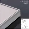 Moldura para quadro de liga de alumínio de borda fina em forma de L simples moldura para pintura acrílica moldura externa montagem moldura de pintura decorativa moldura para foto pendurar na parede luxo leve