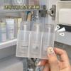 Gabinete de espejo con caja de rejilla montado en la pared sin perforaciones, caja de almacenamiento pequeña, pinzas para cejas, tijeras, lápiz de cejas, pincel, estante de almacenamiento para lápiz labial