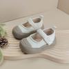 Zapatos de Bebé de Primavera y Otoño Zapatos para Niños Pequeños Zapatos Infantiles de Suela Gruesa Zapatos de Cuero Pequeños para Niñas Zapatos de Estilo Coreano Zapatos Infantiles de Una Capa