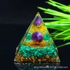 Bola de cristal 73 estilos pirámide transfronteriza bola de cristal grava pirámide artesanías para el hogar adornos de resina