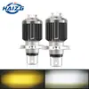 Haizg Motocicleta Vehículo Eléctrico Faro LED Ojo de Pez con Lente Integrado Foco Alto y Bajo Foco Foco