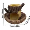 Amazon Transfronterizo Nuevo Modelo de Alimentador de Pájaros Rústico de Tocón de Árbol para Patio Jardín Decoración Exterior Adorno Artesanal de Resina