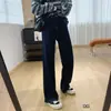 ¡Pierna recta pequeña! Jeans rectos de tiro alto, elásticos en ocho direcciones y resistentes a la decoloración para mujer, otoño, versión estrecha, pantalones de pierna ancha, tallas grandes disponibles