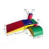 Combinación de Escalera de Juego Blanda Parque Infantil para Padres e Hijos Interior Juego Blando Grande Centro de Educación Temprana Entrenamiento de Integración Sensorial Personalización de Juego Blando