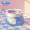 Tigela para gato em combinação de cores creme taro, tigela de água flutuante que não molha a boca, tigela para animais de estimação anti-derramamento de grande capacidade para cães