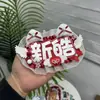 Colgante de Apoyo Doble Nombre Jun Kai y Lu Si Producto Terminado Reflectante para Manualidades Mercancía Creativa de Celebridades Accesorios de Fieltro No Tejido