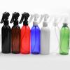 Botella rociadora redonda de 250 ml con botón de interruptor H03, boquilla de niebla fina, para peluquería, pequeña regadera, material de embalaje PET