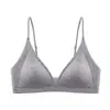 Sutiã triângulo modelador estilo francês para mulheres, ultrafino, minimiza seios grandes, fornece suporte, sem aro, anti-queda, sutiã sexy