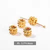Cuentas Espaciadoras Chapadas en Oro de Alta Retención de Color, Cuentas Barril con Gema Incrustada de Esmalte Vintage, Accesorios de Cobre para Joyería DIY al por Mayor