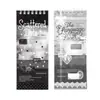Libro de Pegatinas Crepúsculo: Serie de Poemas de Cosas Pequeñas, Decoración de Materiales DIY para Diario INS de Encaje, 30 Hojas en 2 Diseños