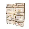 Bolsa de Almacenamiento Colgante Tipo Gancho para Cama de Dormitorio Artefacto para Dormitorio Cama Baja Mesita de Noche Estante de Almacenamiento para Cama Sin Perforaciones