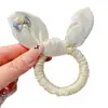Elástico de Cabelo Plissado com Laço para Menina, Elástico para Coque de Menina, Corda de Cabelo que Não Danifica o Cabelo, Elástico de Cabelo Infantil, Acessório de Cabelo