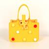 Bolsa de fieltro con forma de muñeca de dibujos animados de bola de pelo, bolsa de regalo navideña de luna llena de un año, bolso de fieltro, bolsa de fieltro de regalo de acompañamiento