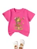 Ebay Europeu Amazon Comércio Exterior Transfronteiriço Divertido e Peculiar Sapo Kung Fu Cogumelo Roupas Infantis Camiseta de Gola Redonda Manga Curta