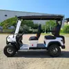 Carrinho de Golfe, Carro Elétrico de Quatro Rodas para Passeios Turísticos, Carro de Recepção de Hotel, Carro de Transferência de Aeroporto, Carro de Passeio Turístico para Campus