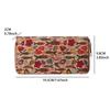 Bolso Portátil Multifuncional de PU Transfronterizo Grano de Madera Gran Capacidad Múltiples Ranuras para Tarjetas Retro Grano de Madera Billetera Larga para Mujer