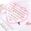 Pendientes Geométricos Elegantes y Únicos Estilo Coreano, Pendientes de Resina Simples y Versátiles, Suministro al por Mayor para Vendedores Ambulantes, Dropshipping Disponible