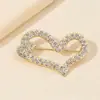 Broches Variados com Padrões Incrustados de Diamantes, Borboletas Simples, Estrelas de Amor, Broches Fixos para Combinar com Roupas Anti-Exposição