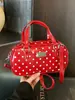 Bolso de Mano Ins Fresco Estilo Coreano con Puntos y Estrellas de Gran Capacidad, Bolso Almohada de Nicho de Moda, Bolso de Hombro Cruzado Individual