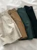 Pantalones Cortos de Algodón Lino Vintage Estilo Japonés para Mujer Verano Cintura Alta Pequeños Delgados Lino Pierna Ancha Casual Forma A Pantalones Cinco Puntos