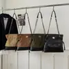 Bolsa Tote Tendência Corrente de Diamante para Mulheres 2025 Outono Nova Grande Capacidade Casual e Leve Luxo Ombro Único Transversal
